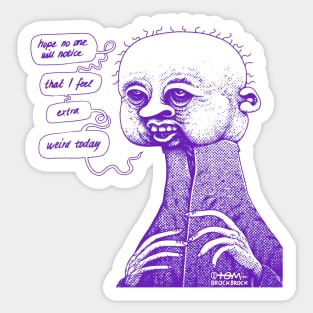 Extra Weird Sticker